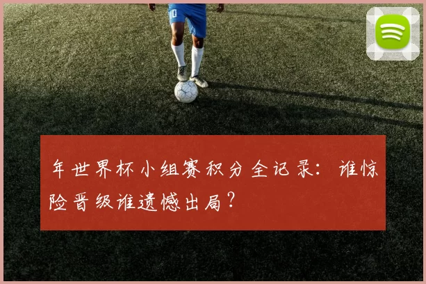 年世界杯小组赛积分全记录：谁惊险晋级谁遗憾出局？