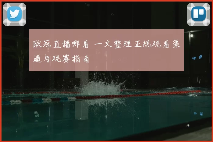 欧冠直播哪看 一文整理正规观看渠道与观赛指南
